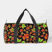 Herfst rood groen sinaasappel laat esdoornbladeren plunjezak (Achterkant)