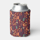 Herfst rood-Oranje  motief Blikjeskoeler (Blikje Voorkant)
