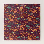 Herfst rood-Oranje  motief Legpuzzel (Horizontaal)