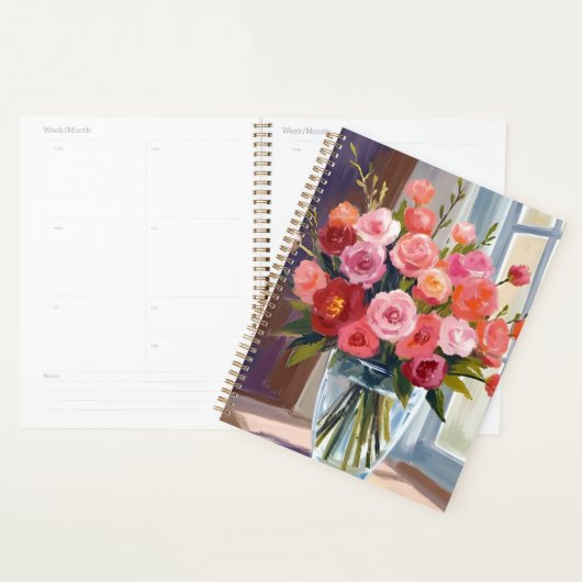 Herfst Roos Boeket Bloemige Herfst Planner (Display)