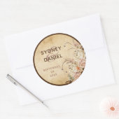 herfst Roos bruiloft Sticker (Envelop)