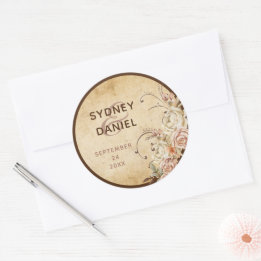 herfst Roos bruiloft Sticker