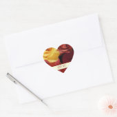 Herfst Roos Liefde Stickers (Envelop)