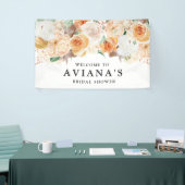 Herfst Roos Lily Floral Vrijgezellenfeest Welkom Spandoek (Beurs)