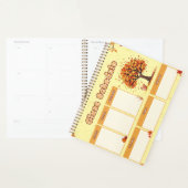 Herfst rooster met leuke herfstillustraties planner (Display)