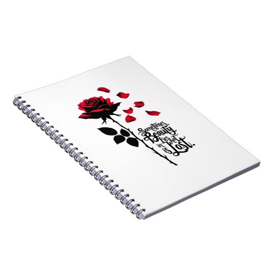 herfst rosse notitieboek (Rechterzijde)