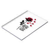 herfst rosse notitieboek (Linkerzijde)