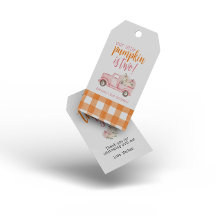 Herfst Roze Bloemenpompoenen Oogstwagen