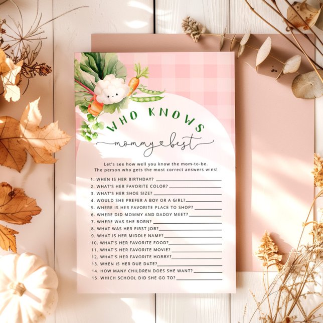 Herfst roze boerderij Wie kent mama beste spel (Creator heeft geüpload)