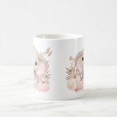 Herfst roze olifant en pompoenen Mok (Center)