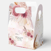 Herfst Roze Pompoen Bloemen Meisje Baby shower Fav Bedankdoosjes (Geopend)