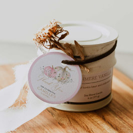 Herfst roze pompoen meisje verjaardagsgunst Tags Bedankjes Labels