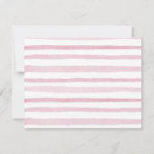 Herfst Roze Pompoen Vrachtwagen Baby shower Dank u Bedankkaart (Achterkant)