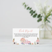 Herfst Roze Vrachtwagen Boek Aanvraag Behuizing Ka Visitekaartje (Staand voorkant)