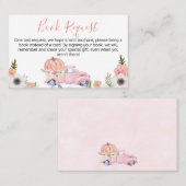 Herfst Roze Vrachtwagen Boek Aanvraag Behuizing Ka Visitekaartje (Voorkant / Achterkant)