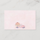 Herfst Roze Vrachtwagen Luier Raffle Behuizing Kaa Visitekaartje (Achterkant)