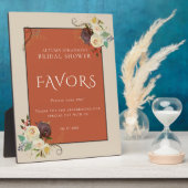 Herfst Rozen Vrijgezellenfeest gunsten Fotoplaat (Zijkant)