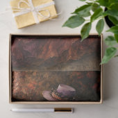 Herfst Rozentuin Dame in Victoriaanse Jurk Tissuepapier (Geschenk)