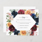 Herfst RSVP-kaart | Begroting (Voorkant / Achterkant)