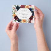 Herfst RSVP-kaart | Begroting Flyer (Hand)