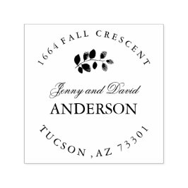 Herfst Rubber Adresstempel Zelfinktende Stempel