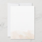 Herfst Rust laat kleine pompoen op weg Baby shower Kaart (Achterkant)