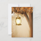 Herfst Rustic Autumn Tree Wedding - Bewaar de datu Save The Date (Achterkant)