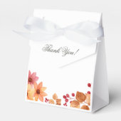Herfst Rustic Autumn Vrijgezellenfeest Bedankdoosjes (Voorkant Zijde)