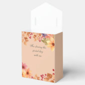 Herfst Rustic Floral Autumn Vrijgezellenfeest Bedankdoosjes (Geopend)