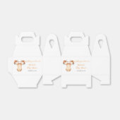 Herfst Rustic Floral Baby Clothesline Baby shower Bedankdoosjes (Uitgevouwen)