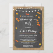 Herfst Rustic New Home Invite Kaart (Voorkant)