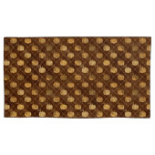 Herfst Rustic Shabby Chic Gold Pumpkins  Kussensloop (Voorkant-Links)