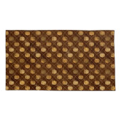 Herfst Rustic Shabby Chic Gold Pumpkins  Kussensloop (Achterkant-Links)