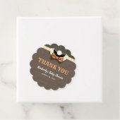 Herfst rustiek Baby shower dank u Bedankjes Labels (In situ)