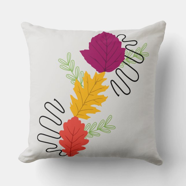 Herfst Rustiek Kussen (Voorkant)