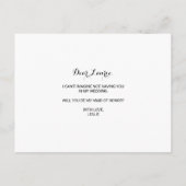 Herfst Rustiek oogverblindend Bourgondië Maid of H Uitnodiging Briefkaart (Achterkant)