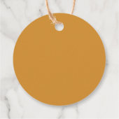 Herfst rustiek sinaasappel pompoen groen dank u bedankjes labels (Achterkant)