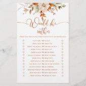 Herfst rustiek Wil ze liever vrijgezellenfeest spe (Voorkant)