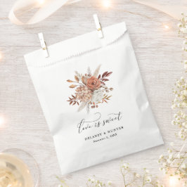 Herfst Rustieke Bloemen Liefde is Zoet Bedankzakje