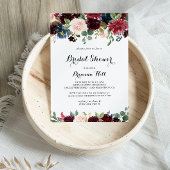 Herfst rustieke Bourgondische kalligrafie Vrijgeze Kaart