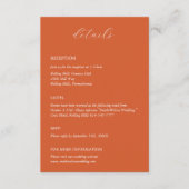 Herfst rustieke bruiloft behuizing Kaart (Voorkant)