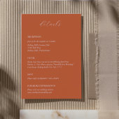 Herfst rustieke bruiloft behuizing Kaart