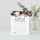 Herfst Rustieke Dazzling Bourgondië Bucket List Ka Briefkaart (Staand voorkant)