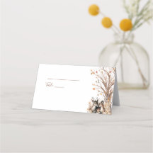 Herfst rustieke herten bruiloft Collectie