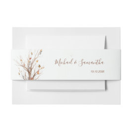 Herfst rustieke herten bruiloft Collectie Uitnodigingen Wikkel