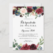 Herfst rustieke kalligrafie Spaans Vrijgezellenfee Kaart (Voorkant)