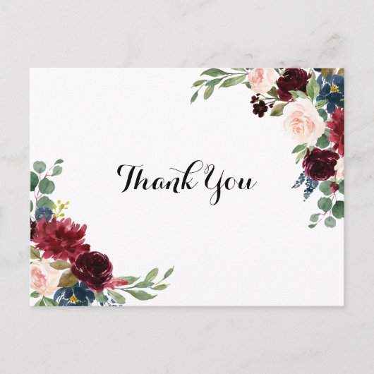 Herfst rustieke oogverblindende Bourgondië dank u Briefkaart (Voorkant)