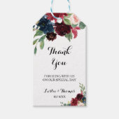 Herfst rustieke oogverblindende Bourgondië dank u Cadeaulabel (Voorkant)