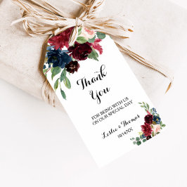 Herfst rustieke oogverblindende Bourgondië dank u Cadeaulabel