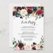 Herfst rustieke oogverblindende Bourgondië Laten w Kaart (Voorkant)